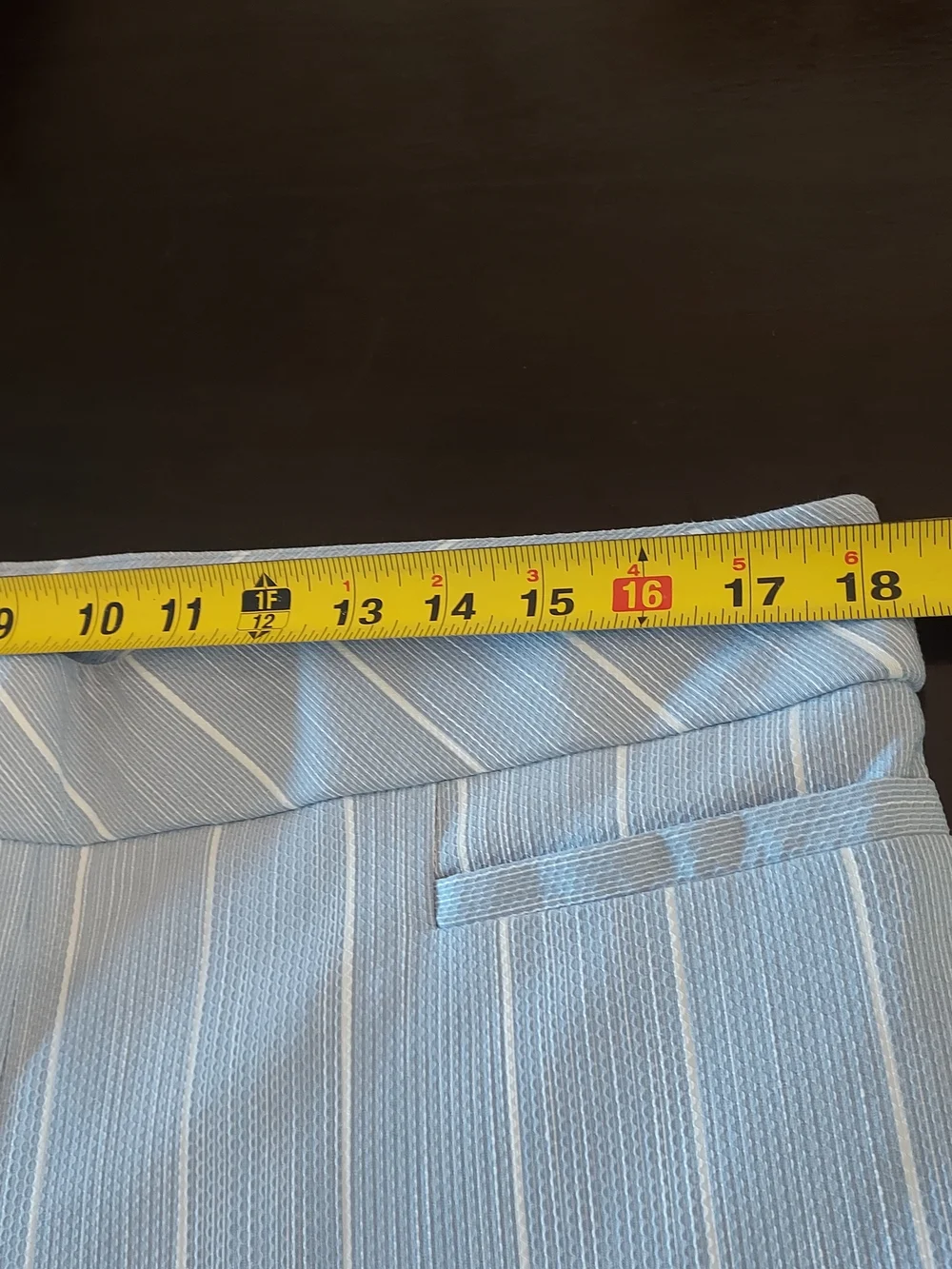 Claiborne Light Blue Pinstripe Wide-Leg Pants - Picture 11 of 13